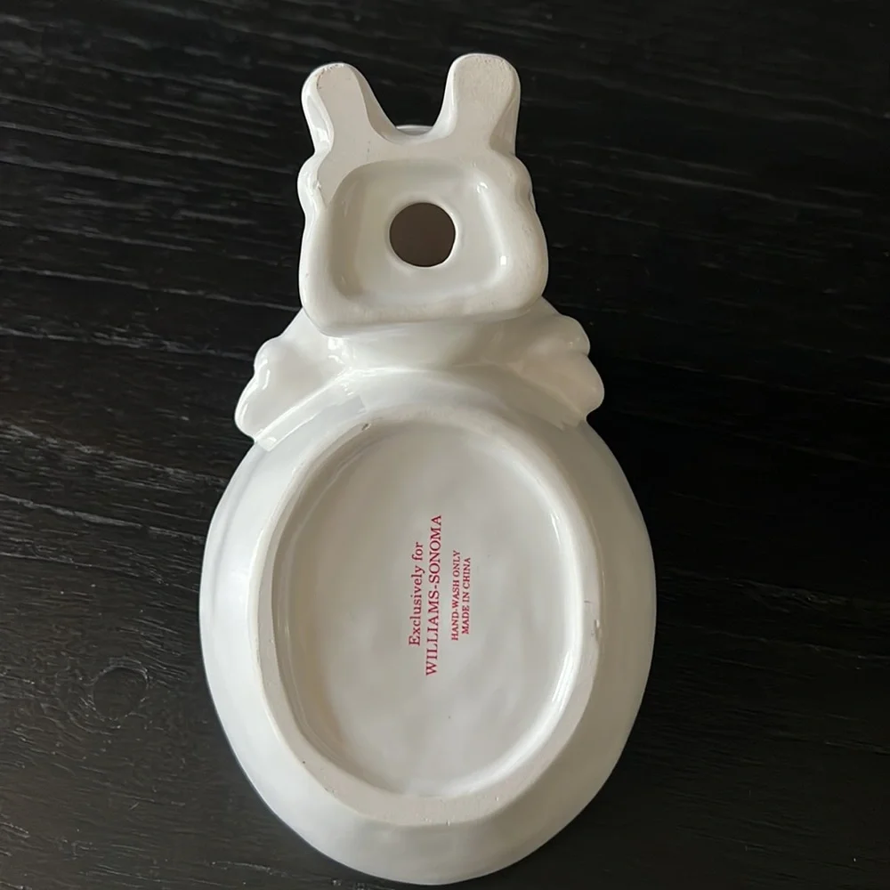 Williams Sonoma Santa Candy Nut Soap Trinket Dish